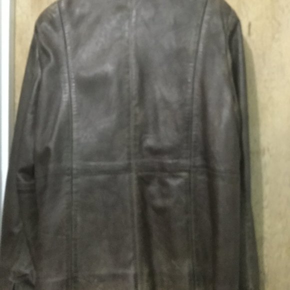 NWT Boutique Of Leathers Canada buttery soft brown leather jacket size 5XL - Picture 7 of 8